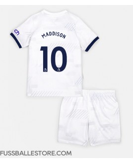 Günstige Tottenham Hotspur James Maddison #10 Heimtrikotsatz Kinder 2023-24 Kurzarm (+ Kurze Hosen)
